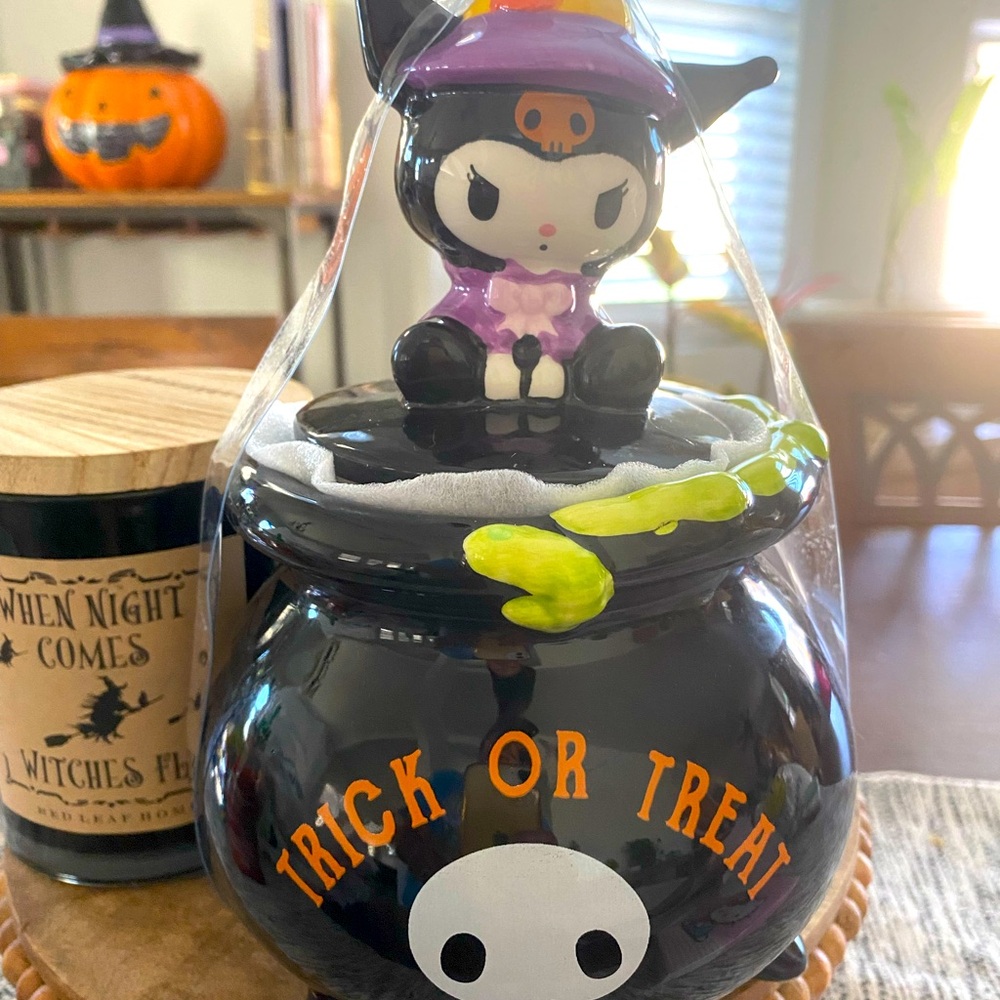 Kuromi cookie jar